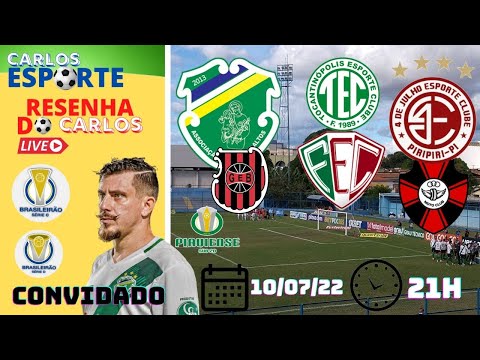 SÉRIE C, SÉRIE D E CAMPEONATO PIAUIENSE SUB-20. PARTICIPAÇÃO DE JÚLIO FERRARI