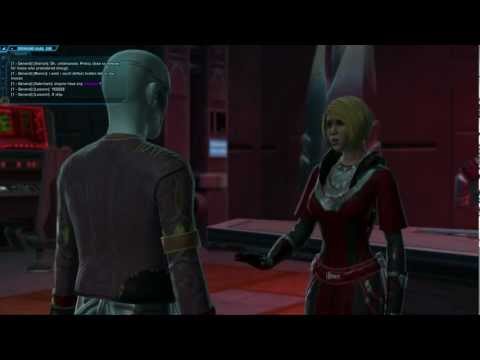 swtor BETA - Entering Story Area with Lord Zash