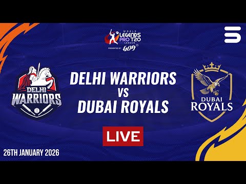 Live | Delhi Warriors vs Dubai Royals  | Match 1 | World Legends T20 Pro League | ZL1K