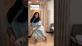Mom, dad &amp; newborn daughter do viral tiktok trend 😱 #shorts
