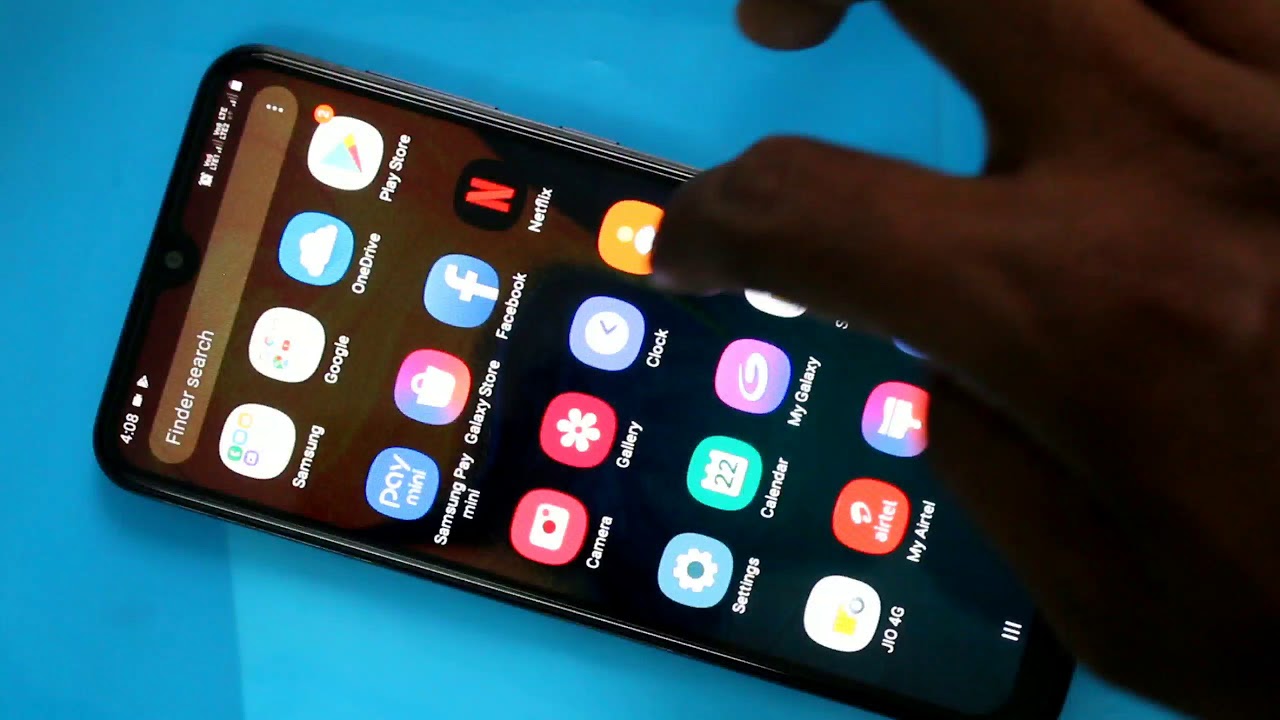 How to do Screen recording in Samsung Galaxy A20