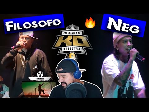 🧠FILOSOFO vs NEG🔥 // 🔥KO FEDERACION FREESTYLE COLOMBIANA🔥 // Jornada 3 // 🔥Videoreacción🔥