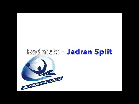 Water-Polo : Ligue des Champions 2021-2022 : Radnicki - Jadran Split (Les buts) - Groupe A