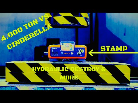 Hydraulic Press 4000 ton vs Cinderella #hydraulicpress #destroy #4000ton