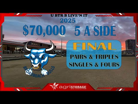 🏅 GRAND FINAL LIVE CHAMPIONSHIP | 2025 Broadbeach Bulls 5-A-Side Winner Takes All!