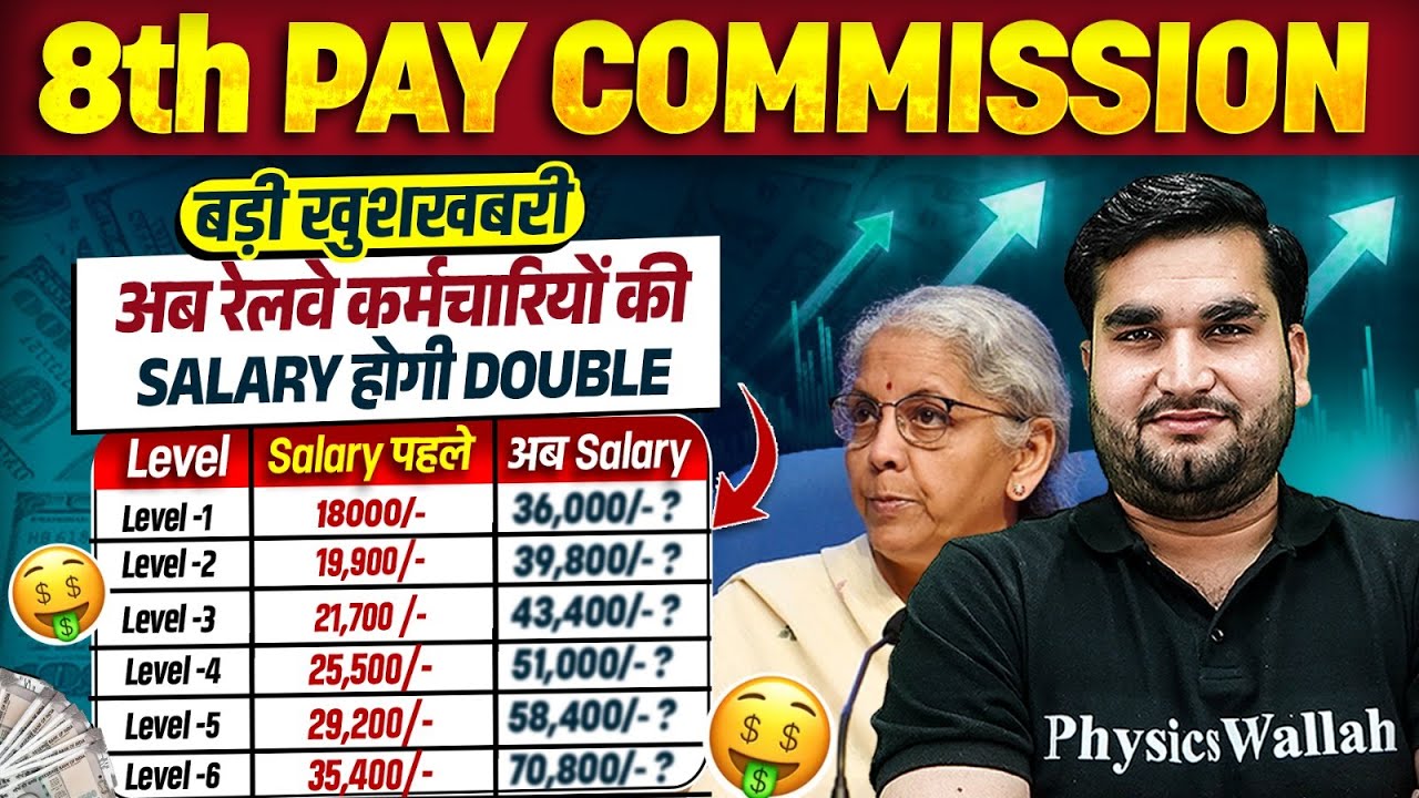 8th Pay Commission Latest News : किसकी कितनी होगी सैलरी ? | 8th Pay Commission Salary Chart 2026