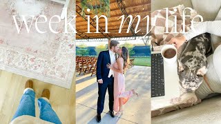 WEEK IN MY LIFE | friend's wedding, new office rug, total solar eclipse, + more!