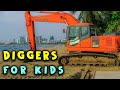 Fun With DIGGERS IN ACTION 🦺 Diggers At Work, Diggers For Kids | Excavator TV