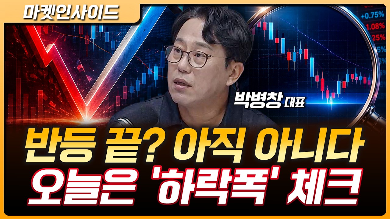 반등 이어질지 결정될 '하락폭' 체크포인트는? | 박병창 MP파트너스 대표 [마켓 인사이드]
