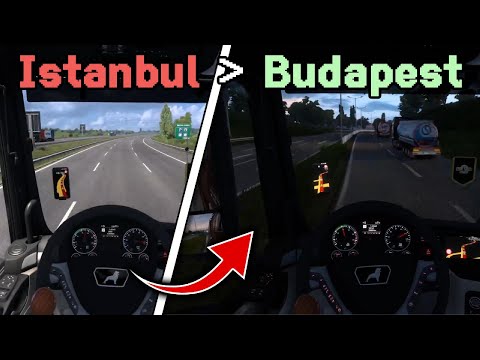 Istanbul 🇹🇷 to Budapest 🇭🇺 | Truckers MP | ETS2 🚚 | Timelapse