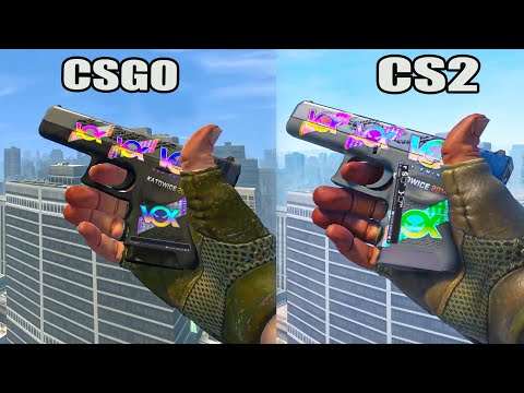 CS2 Updated VOX EMINOR Holo Sticker - CSGO vs CS2 Comparison