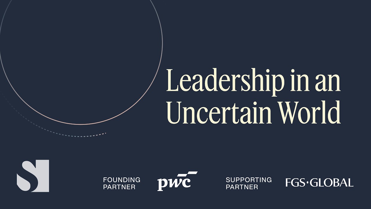 Leadership in an Uncertain World | Semafor World Economy 2026 - YouTube