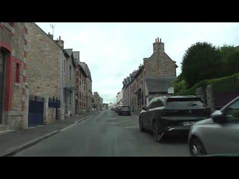 Driving Around 22200 Guingamp, Côtes d'Armor, Brittany, France 17th July 2025