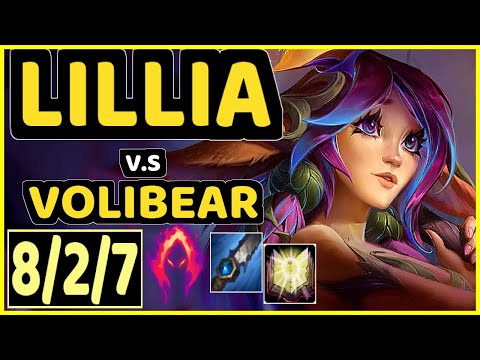 MAXLORE (LILLIA) vs VOLIBEAR - 8/2/7 KDA JUNGLE GAMEPLAY - EUW Ranked GRANDMASTER