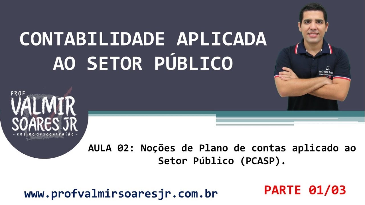 CONTABILIDADE PÚBLICA PARA CONCURSOS - AULA 02 - PARTE 01/03 - NOÇÕES DE PCASP