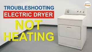 Electric Dryer Not Heating: Top 5 Reasons & Fixes - Whirlpool, Kenmore and More