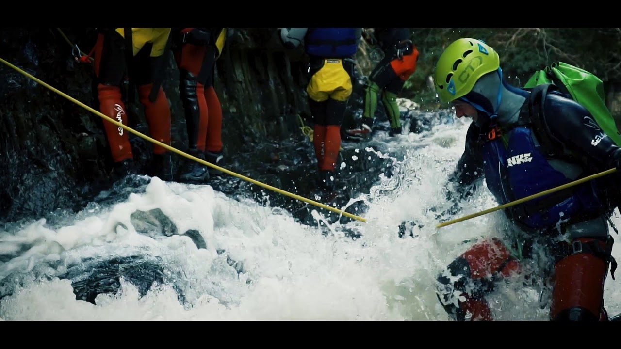 Canyoning Snowdonia North Wales with Gradient Adventure.