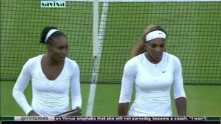 Serena and Venus Williams most entertaining points in doubles