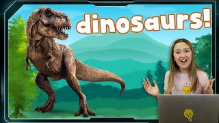 Dinosaurs for Kids! 🦖💡 Learn About Dinosaurs for Toddlers and Kids | T-Rex and Velociraptors gameplay video by jlacoste, 13:24 duration