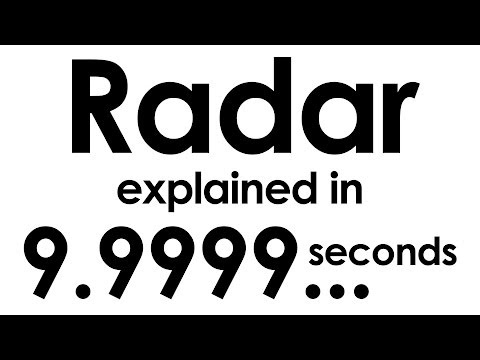 レーダーが10秒で解説 (Radar explained in ten seconds)