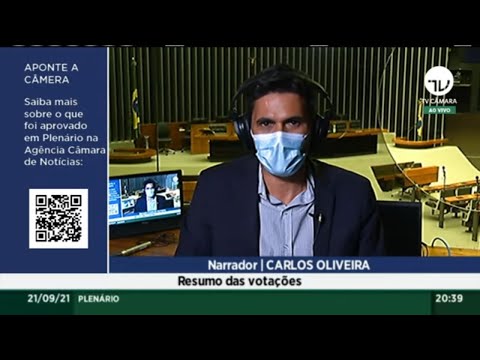 Plenário - Resumo do dia - Veja como foi - 21/09/2021