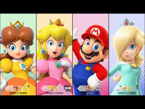 Super Mario Party Jamboree - Mario vs Peach vs Daisy vs Rosalina - King Bowser's Keep (Master CPU)