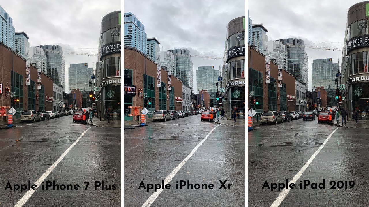 iPad 2019 (10.2 inch) vs iPhone XR vs iPhone 7 Plus Camera Test Comparison!