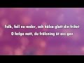 O Helga Natt (karaoke - lyrics) 