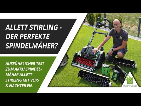 Allett Stirling Test / Review | Der perfekte Akku Spindelmäher!?  |  Alle Vor- und Nachteile  |