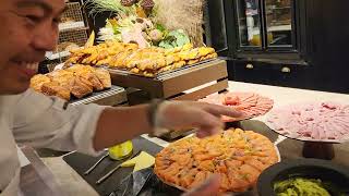 New set up of breakfast buffet Pier one hotel Sydney Australia