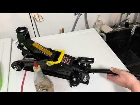 How To Refill And Purge A Hydraulic Trolly Jack