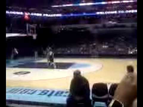 Matt Carroll with his Dunk of Thunder