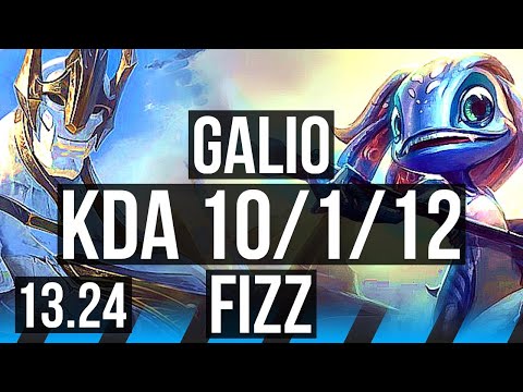 GALIO vs FIZZ (MID) | 10/1/12, Godlike | KR Master | 13.24