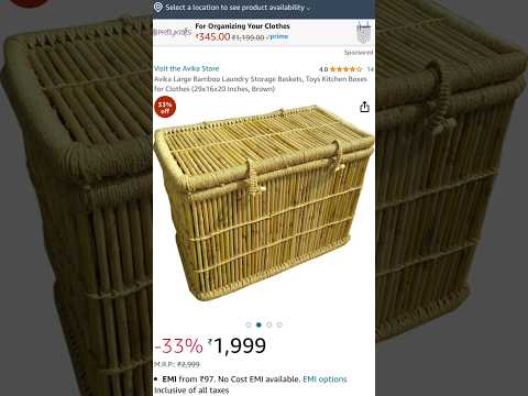 Bamboo Storage Box Small