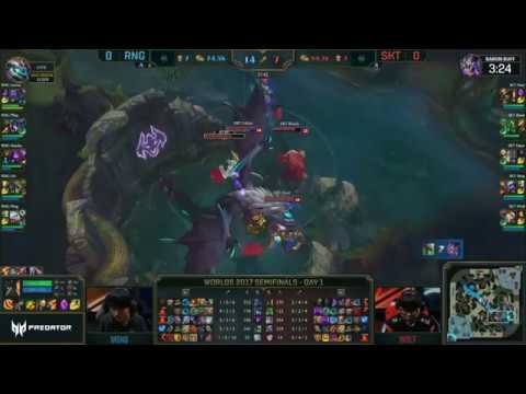 RNG Mlxg - INSANE ELDER DRAGON STEAL (RNG vs SKT Worlds 2017 Highlight)