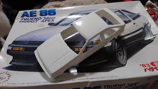 【プラモデル制作】フジミ 1/24 AE86 トレノ【カーモデル】