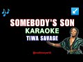 Tiwa Savage ft Brandy - Somebody's Son Karaoke | Somebody's son Lyrics