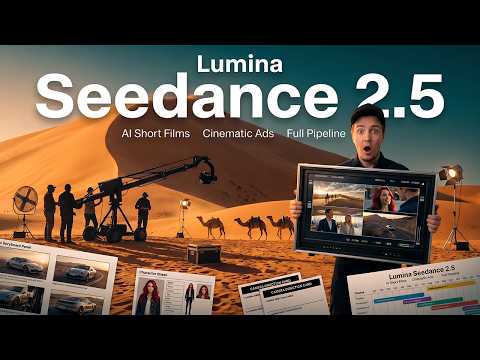 Lumina – Seedance 2.5 Cinematic AI Short Films and Ads with Full-Chain Production
