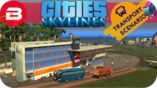 Cities Skylines Gameplay - STARTING MEGA TRAIN NETWORK (Cities: Skylines TRANSPORT Scenario) #2