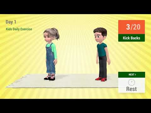 Physical education and sports, exercises for the little ones, series 1
