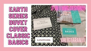 LANDMARK EARTH SERIES DUVET COVER 100% COTTON BACK TO BACK DESIGN NAPAKALAMBOT MAPAPASARAP ANG TULOG