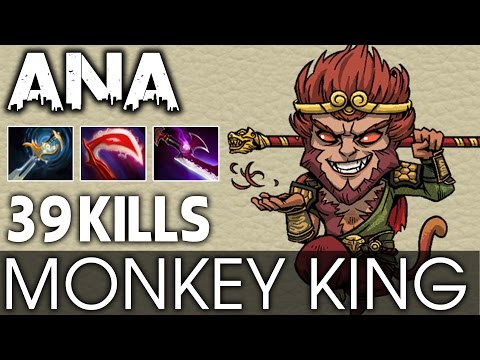 Ana Monkey King Gameplay 39 KILLS - Dota 2 7.00