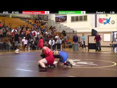 WM 67 KG Finals (1/2) Veronica Carlson (NYAC/USOEC) vs Jackie Cataline (TMWC)