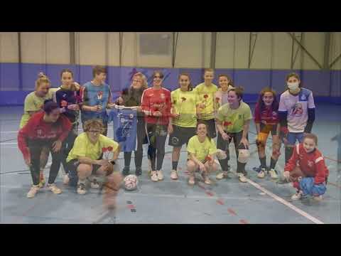 8M en Tembleque. Partido de exhibición Fútbol sala de Villacañas, en el Pabellón de Tembleque.