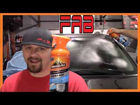 ArmorAll Ceramic Glass Treatment and Cleaner! Clean and Protect Glass in One Step and it's Cheap!