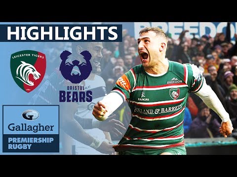 Leicester v Bristol HIGHLIGHTS | May Scores Twice As England Players Star! | Gallagher Premiership