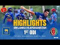 1st ODI Highlights Sri Lanka Vs Afghanistan 2023