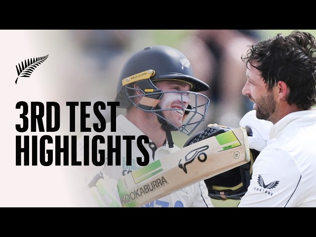 💯 Latham And Conway Break Records | 3rd Test Full Highlights | New Zealand v West Indies