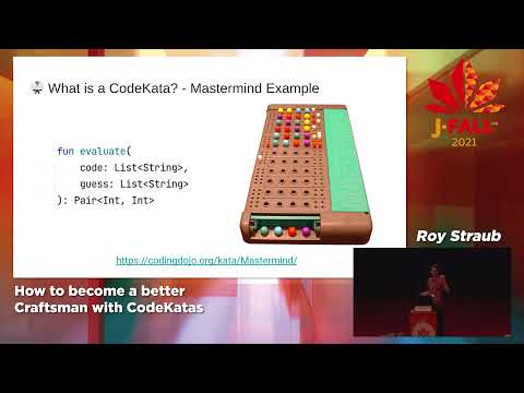 J-Fall 2021: Roy Straub - How to become a better Craftsman with CodeKatas