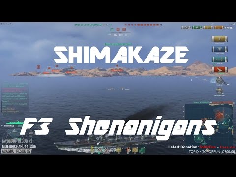 Stream Highlight: Shimakaze F3 Shenanigans! [157k damage, 2921 XP]